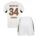 Maillot de foot Bayer Leverkusen Granit Xhaka #34 Extérieur vêtements enfant 2024-25 Manches Courtes (+ pantalon court)